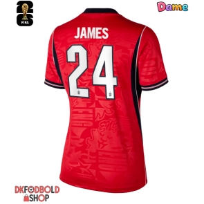 England Reece James #24 Udebanetrøje Dame VM 2026 Kort ærmer England Reece James #24 Udebanetrøje Dame VM 2026 Kort ærmer